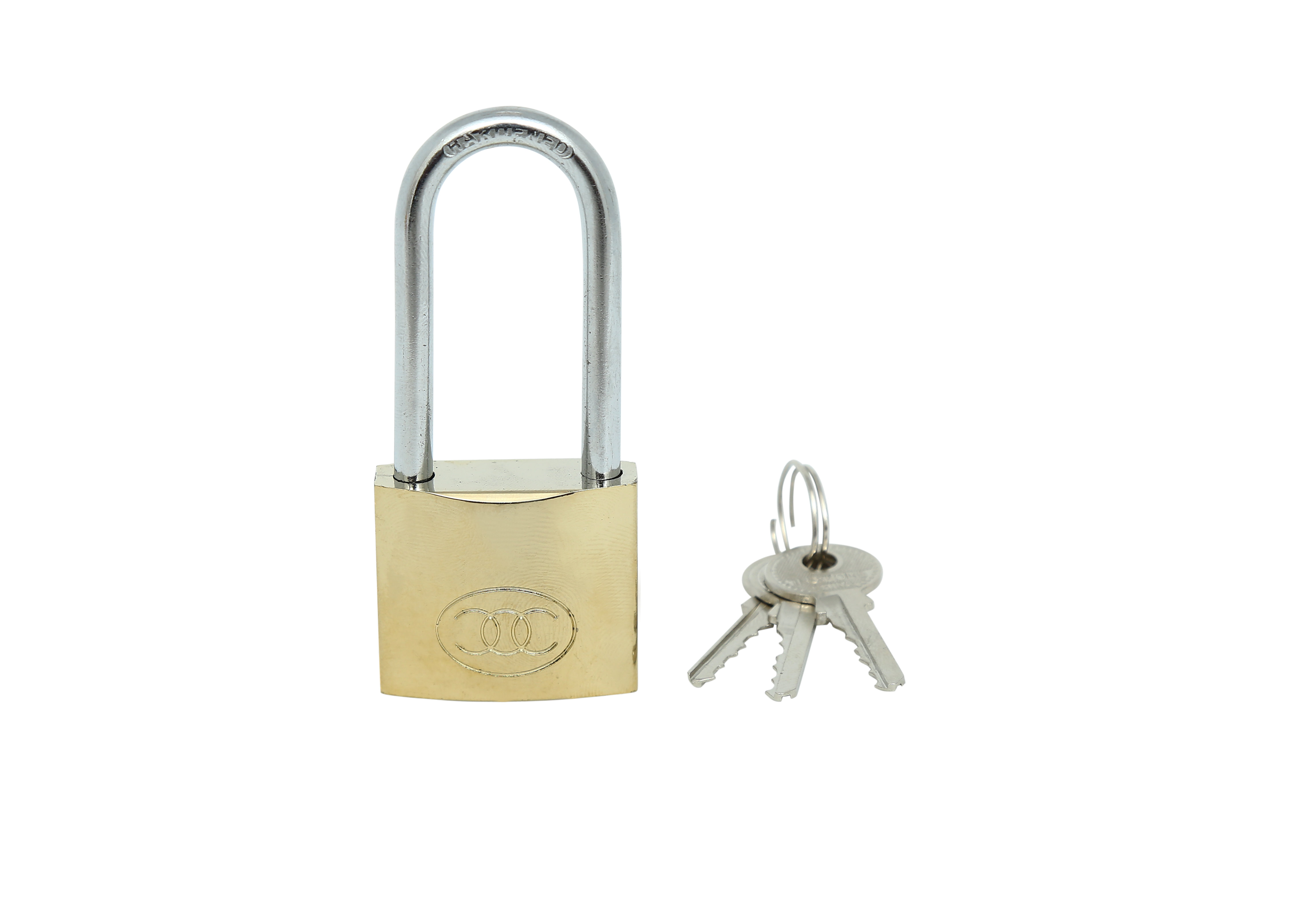 Pad Locks Long Shckle Brass Plated Padlock Long Shackle Stainless Steel/Brass Security Lock Hardware